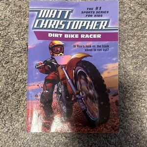 Matt Christopher Dirt Bike Racer paperbook